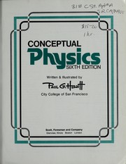 Cover of: Conceptual physics by Paul G. Hewitt