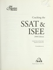 Cracking the SSAT & ISEE by Elizabeth Silas