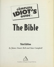 Cover of: The complete idiot's guide to the Bible