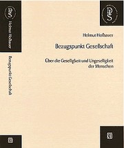Cover of: Bezugspunkt Gesellschaft. by 