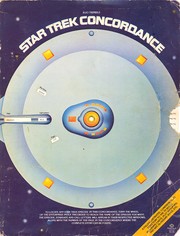 Cover of: The Star Trek Concordance by Bjo Trimble