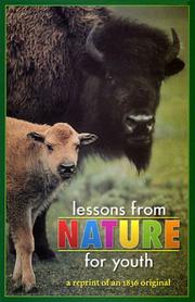 Cover of: Lessons from Nature for Youth by Charles Williams