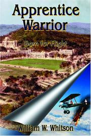 Cover of: Apprentice Warrior | William W. Whitson