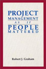 Cover of: Project management as if people mattered