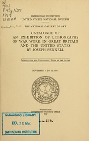 Cover of: Catalogue of an exhibition of lithographs of war work in Great Britain and the United States