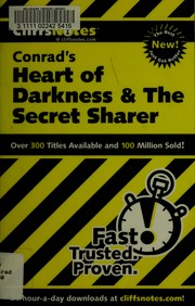 Cover of: CliffsNotes Heart of darkness and The secret sharer