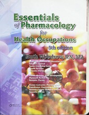 Cover of: Essentials of pharmacology for health occupations by Ruth Woodrow