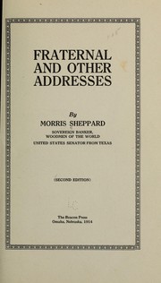 Cover of: Fraternal and other addresses