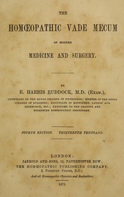 Cover of: The homoeopathic vade mecum of modern medicine and surgery ...