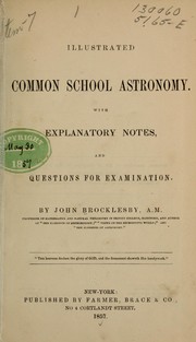 Cover of: Illustrated common school astronomy