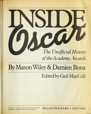 Cover of: Inside Oscar by Mason Wiley