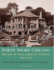 Cover of: North Shore Chicago: Houses of the Lakefront Suburbs, 1890-1940 (Suburban Domestic Architecture Series)