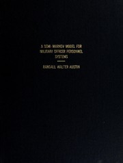 A semi-Markov model for military officer personnel systems