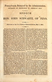Cover of: Pennsylvania betrayed by the administration. | John Schwartz