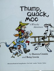 Cover of: Thump, Quack, Moo by Doreen Cronin