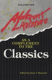 Cover of: Adolescent Literature As a Complement to the Classics
