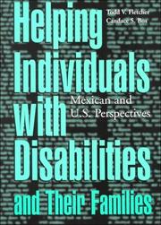 Cover of: Helping Individuals With Disabilities And Their Families: Mexican And U.S. Perspectives