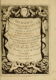 Cover of: Memorie istoriografiche delli regni della Morea e Negroponte e luoghi adiacenti