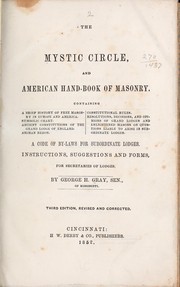 Cover of: The mystic circle, and American handbook of masonry