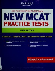 Cover of: New MCAT practice tests by by the staff of Kaplan, Inc.