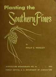 Cover of: Planting the southern pines