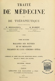 Cover of: Traité de médecine et de thérapeutique