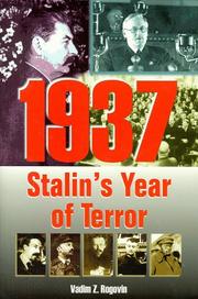 Cover of: 1937 by Vadim Zakharovich Rogovin