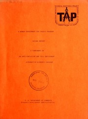 Cover of: A human investment tax credit program: second report : a component of an anti-inflation and full employment alternative economic program