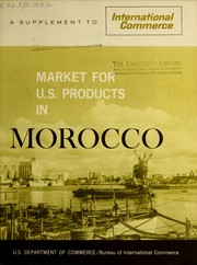 Cover of: A market for U.S. products: Morocco