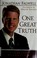 Cover of: One great truth
