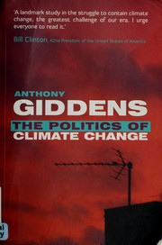 The politics of climate change by Anthony Giddens