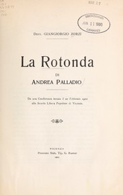 La Rotonda di Andrea Palladio by Giangiorgio Zorzi
