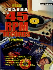 Cover of: Goldmine price guide to 45 RPM records.
