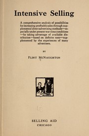 Cover of: Intensive selling by McNaughton, Flint. [from old catalog]