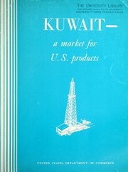 Cover of: Kuwait: a market for U.S. products