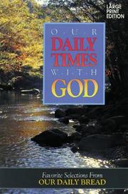 Cover of: Our Daily Times With God | 