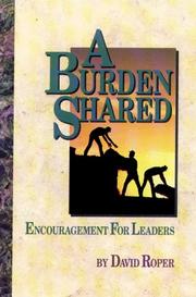 Cover of: A burden shared