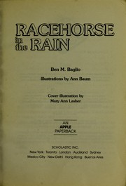 Cover of: Racehorse in the rain