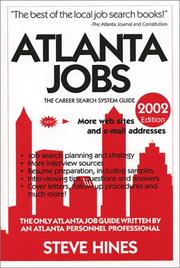 Cover of: Atlanta Jobs 2002 (Atlanta Jobs)