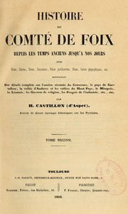 Histoire du comté de Foix, depuis les temps anciens jusqu'à nos jours by H. Castillon