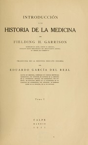 Cover of: Introducción a la historia de la medicina
