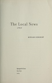 Cover of: The local news