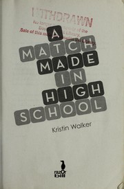 Cover of: A Match Made in High School