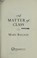 Cover of: A Matter of Class