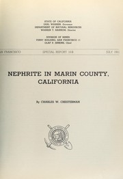 Cover of: Nephrite in Marin County, California