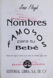 Cover of: Nombres famosos para tu bebé