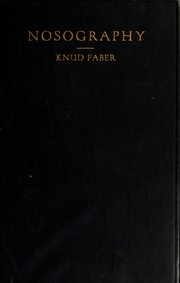 Cover of: Nosography in modern internal medicine by Knud Faber