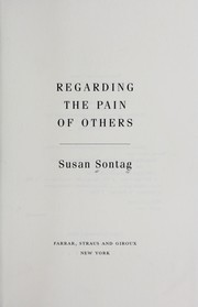 Cover of: Regarding the pain of others by Susan Sontag