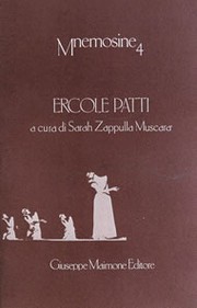 Cover of: Ercole Patti by Gesù, Sebastiano.