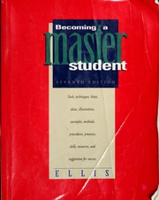 Cover of: Becoming a master student by David B. Ellis